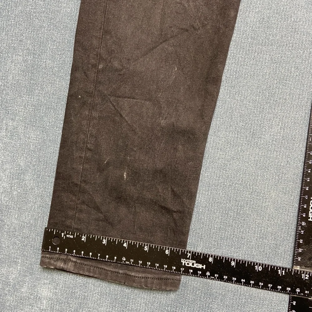 Allsaints Cigarette Jeans 36W Black Denim Cotton Skinny Leg 5 Pockets Dark Wash